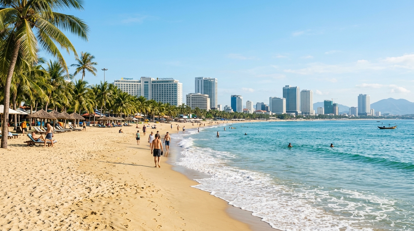 Da Nang My Khe Beach Coastline